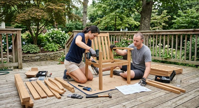 Deck Chair Assembly in Denver County, CO